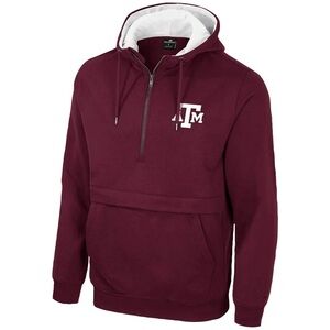 🖤 Men'sTexas A&M Aggies Half-Zip Hoodie